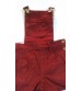 Romper, Dungaree, Kid Girls Wear, Coderize, Plain Maroon Color, 100% Cotton, Age 7 To 8 years